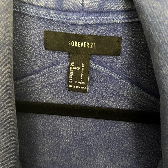 French Terry high-low jacket cardigan - Picture 4 of 5